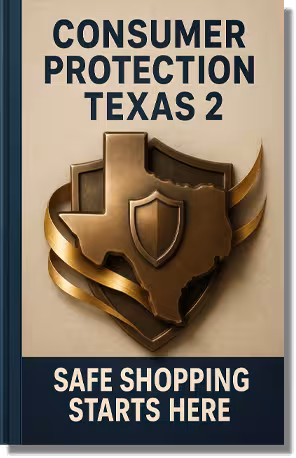 Consumer protection texas II -- to view the course description, simply click here..